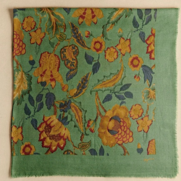 ISO Sezane Pio Scarf Sea Green - Picture 2 of 2
